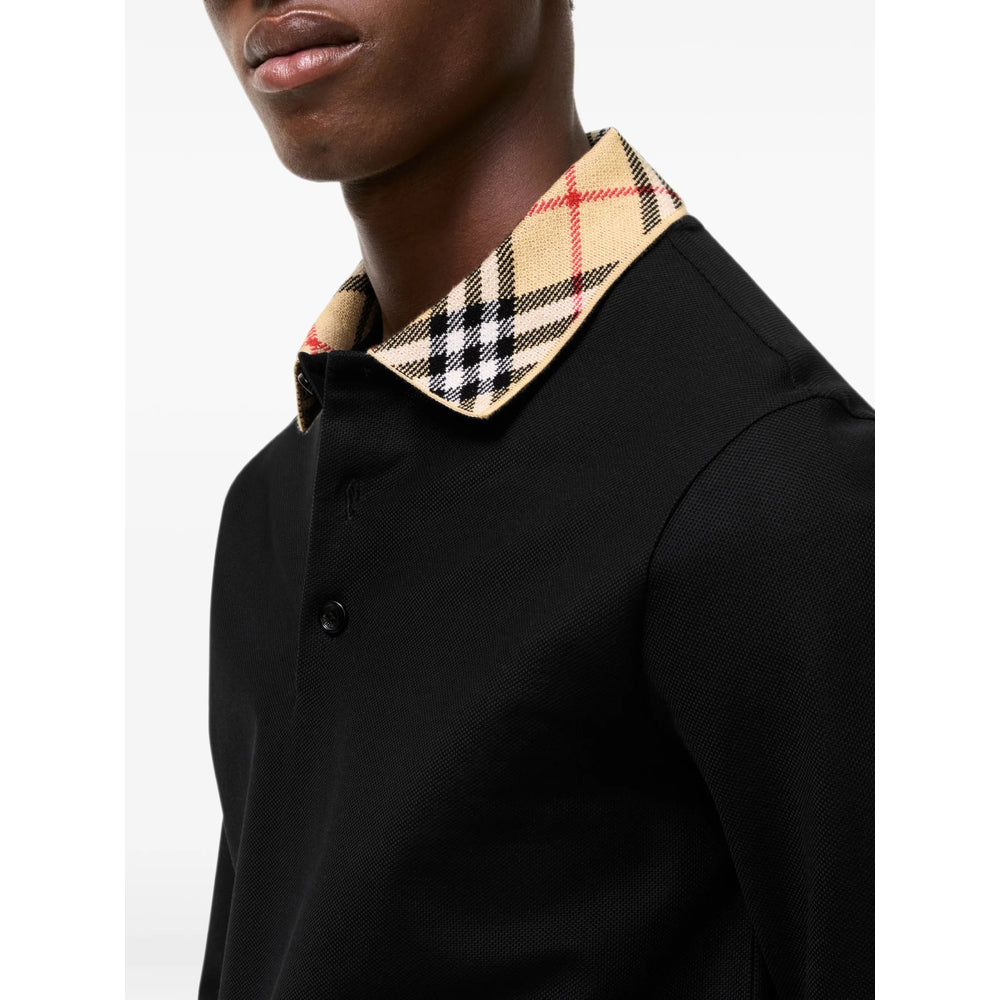 Burberry Black Polo Shirts Men