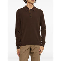 Burberry Brown Polo Shirts Men