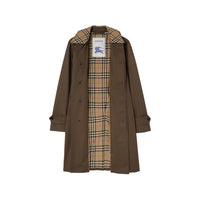 Burberry Burberry Brown Coats - Single Breasted Coats Men