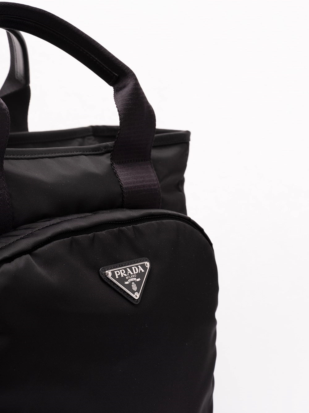 Prada Men Re-Nylon And Saffiano Leather Shoulder Bag
