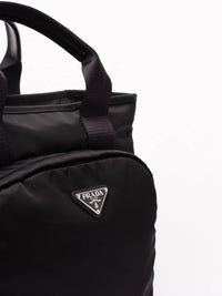 Prada Men Re-Nylon And Saffiano Leather Shoulder Bag