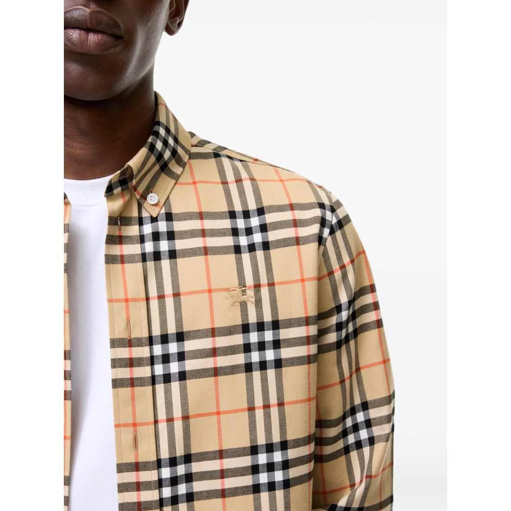 Burberry Neutrals Shirts Men