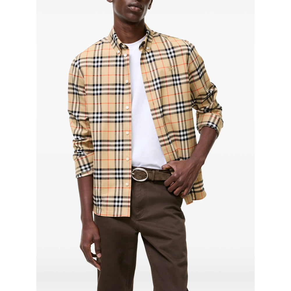 Burberry Neutrals Shirts Men