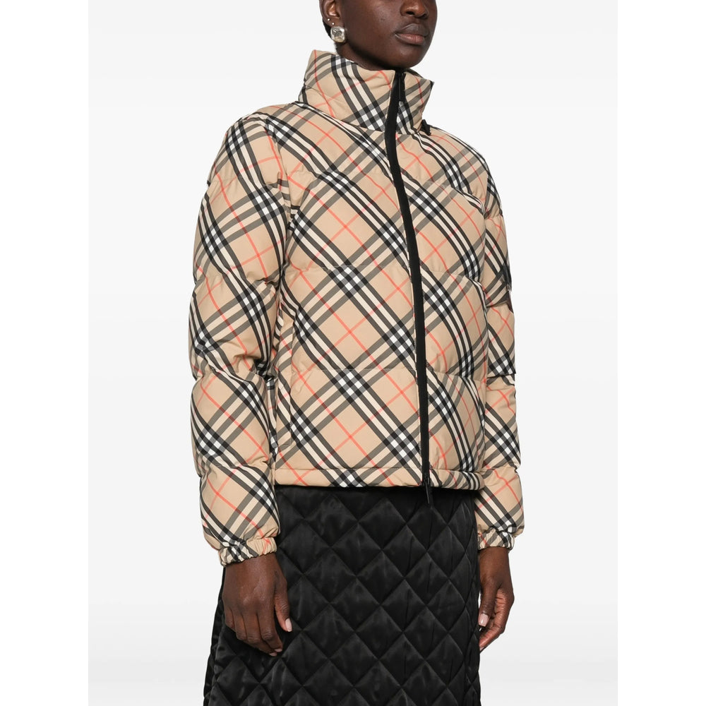 Burberry Neutrals Jackets - Puffer Jackets Women
