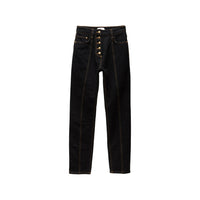 Versace Versace Black Denim - Straight-Leg Jeans Women