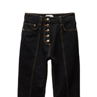 Versace Versace Black Denim - Straight-Leg Jeans Women