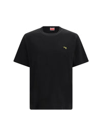 Kenzo Men Kenzo Jumping Tiger Embroidered Cotton T-Shirt