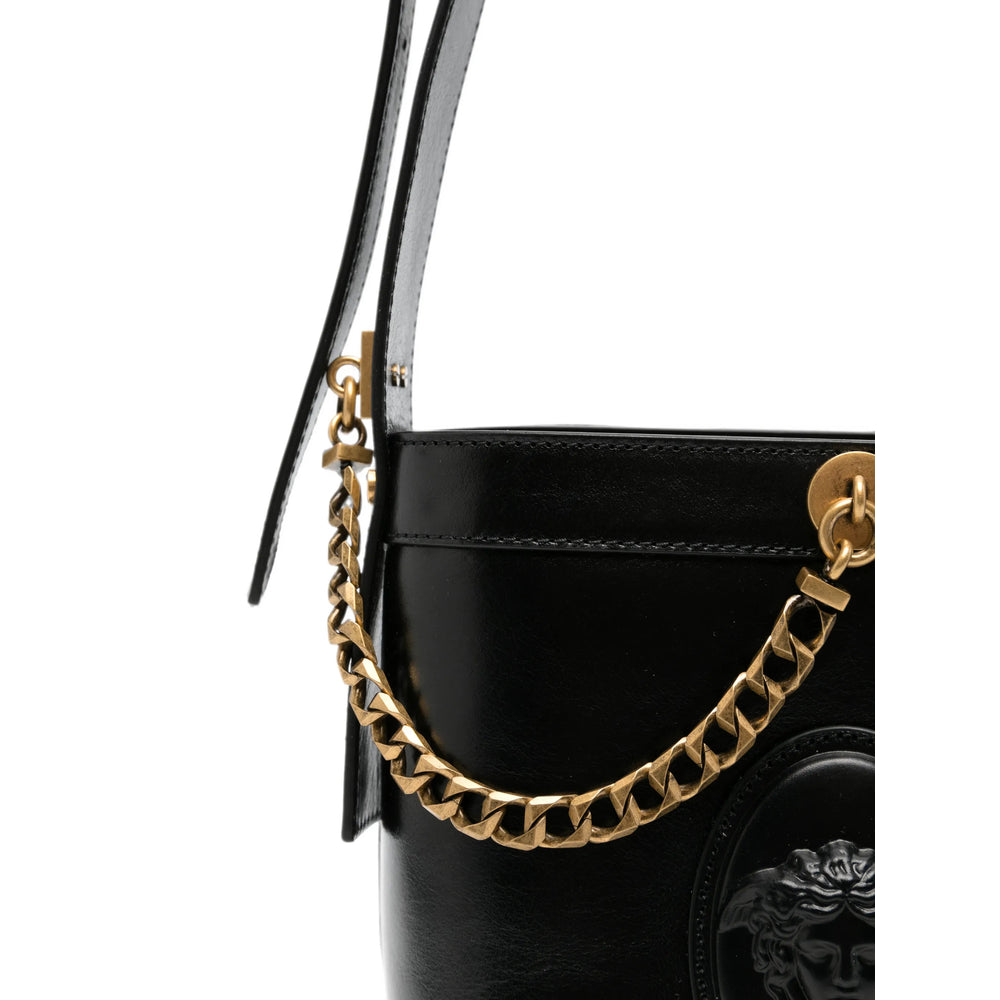 Versace Black Bucket Bags Women