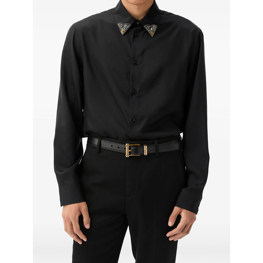 Versace Black Shirts Men