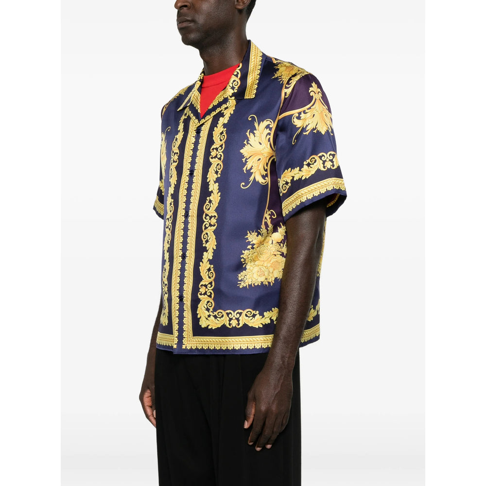 Versace Purple Shirts Men