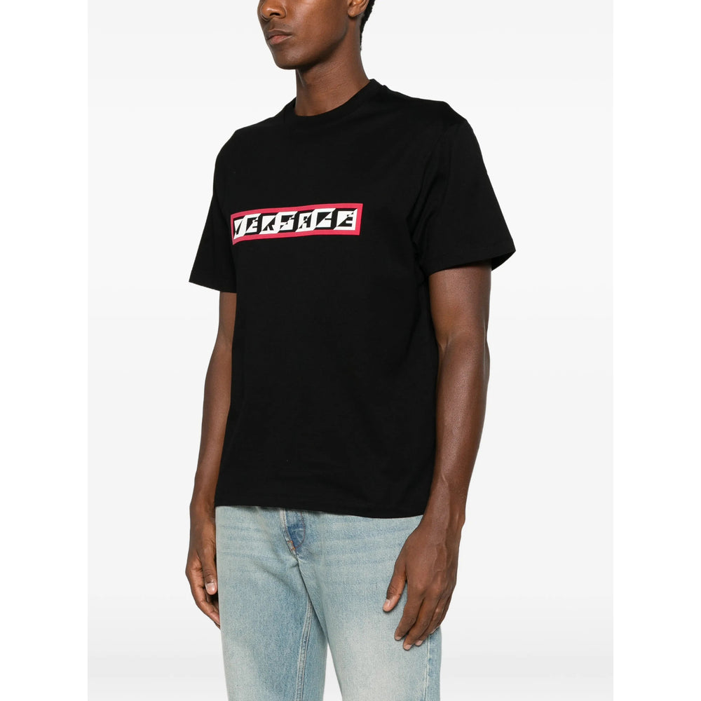 Versace Black T-Shirts & Vests - T-Shirts Men