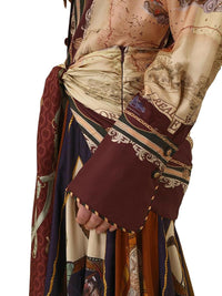 Zimmermann Zimmermann Women Printed Satin Shirt With A Scarf Motif