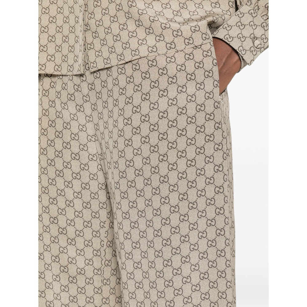 Gucci Neutrals Trousers - Palazzo Pants Women
