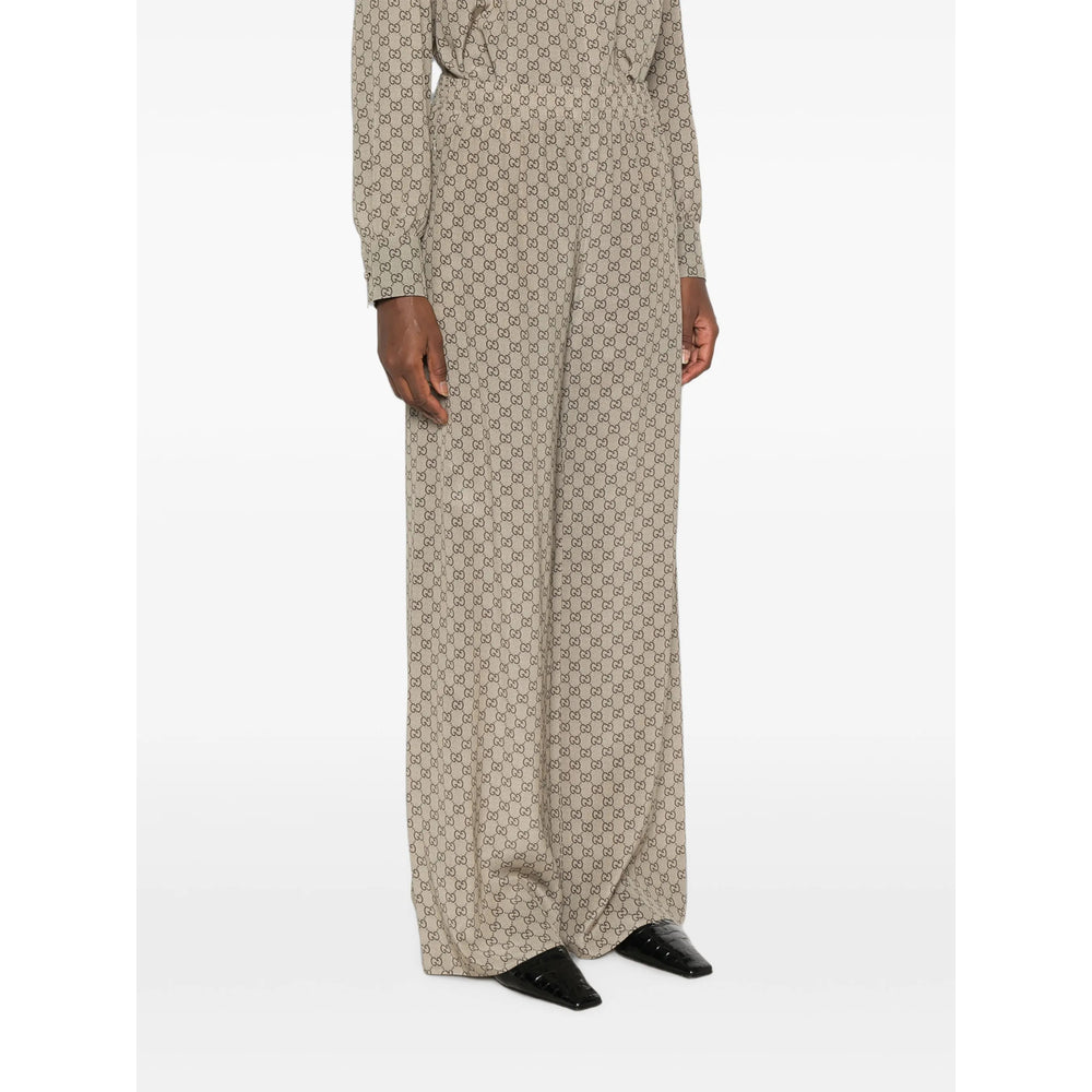 Gucci Neutrals Trousers - Palazzo Pants Women