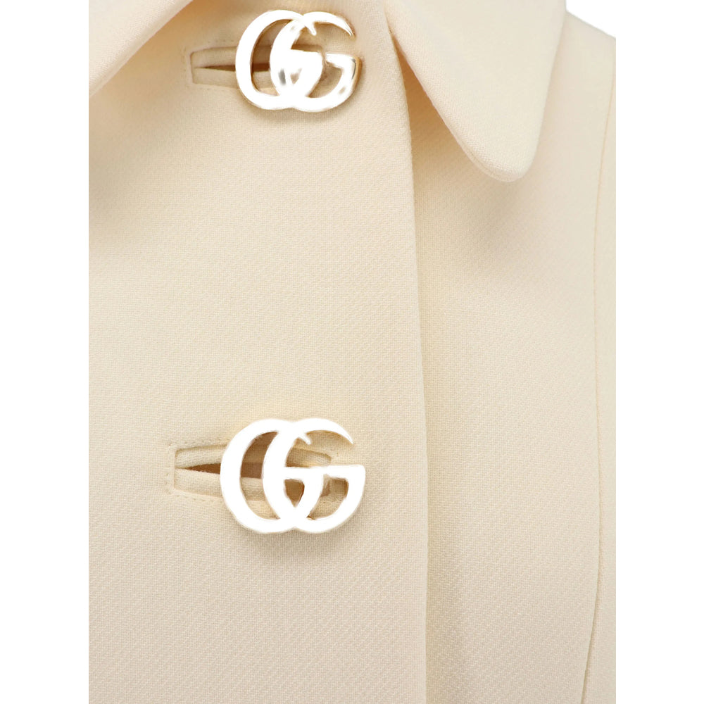 Gucci White Coats - Single Breasted Coats Women