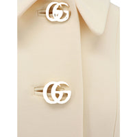Gucci White Coats - Single Breasted Coats Women