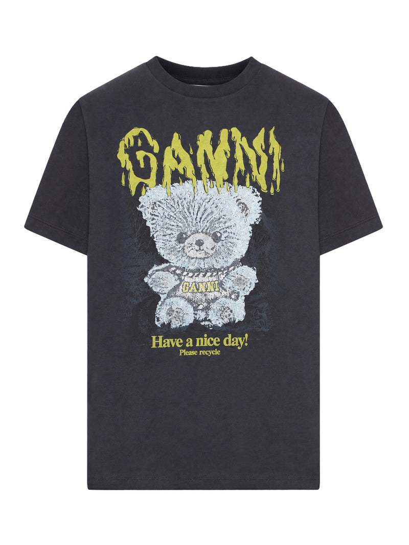 Ganni Ganni Women Graphic Print T-Shirt