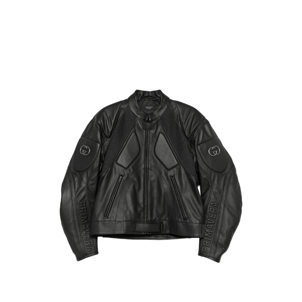 Gucci Black Jackets - Leather Jackets Men
