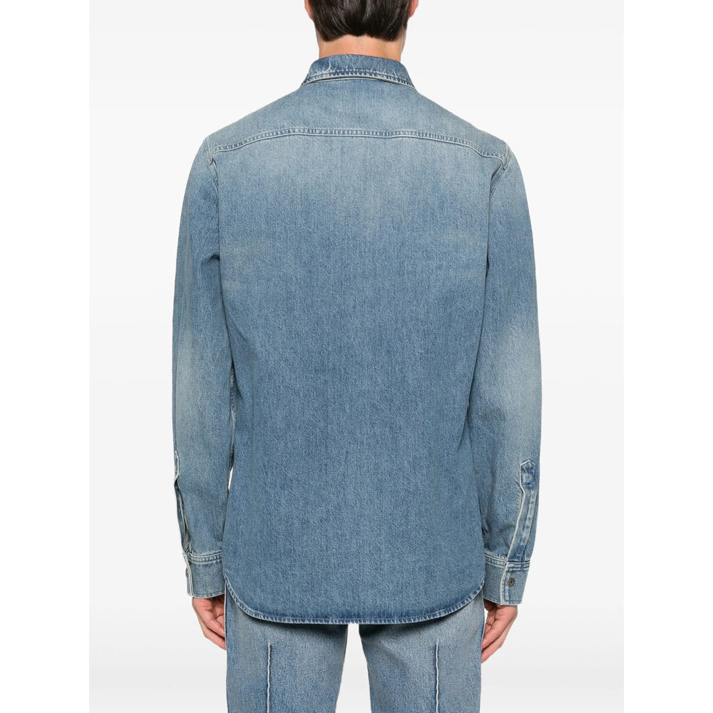Gucci Blue Shirts Men