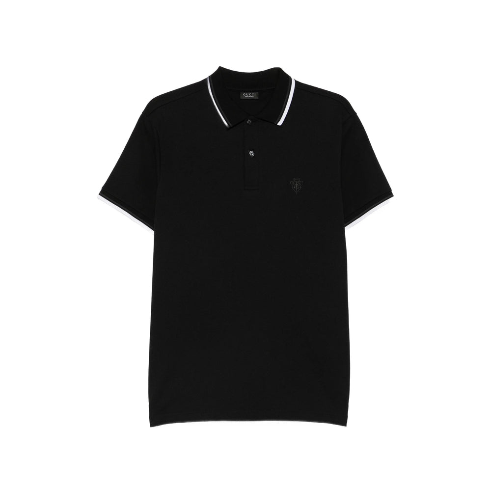 Gucci Black Polo Shirts Men