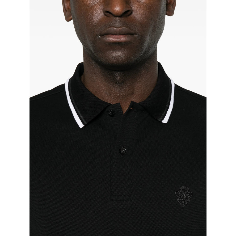 Gucci Black Polo Shirts Men