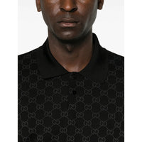 Gucci Black Polo Shirts Men
