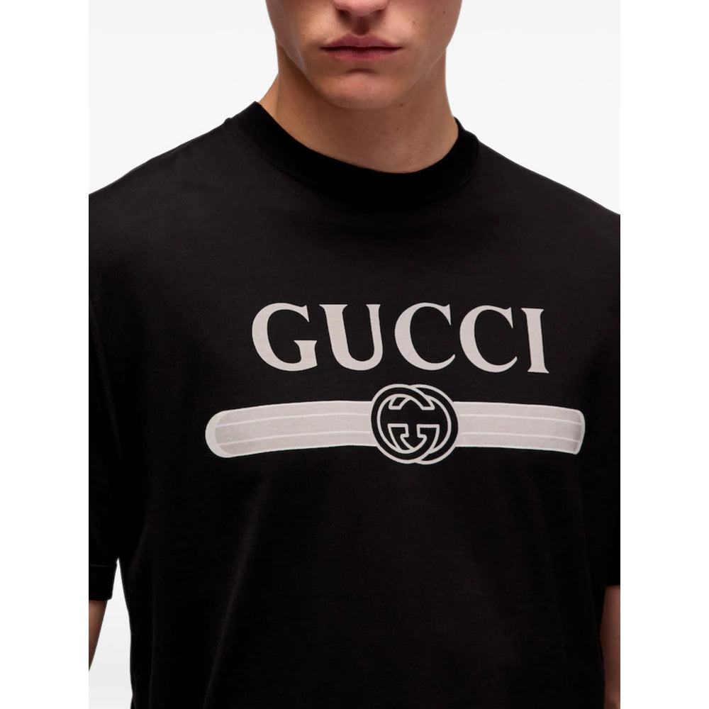 Gucci Gucci Black Polo Shirts Men