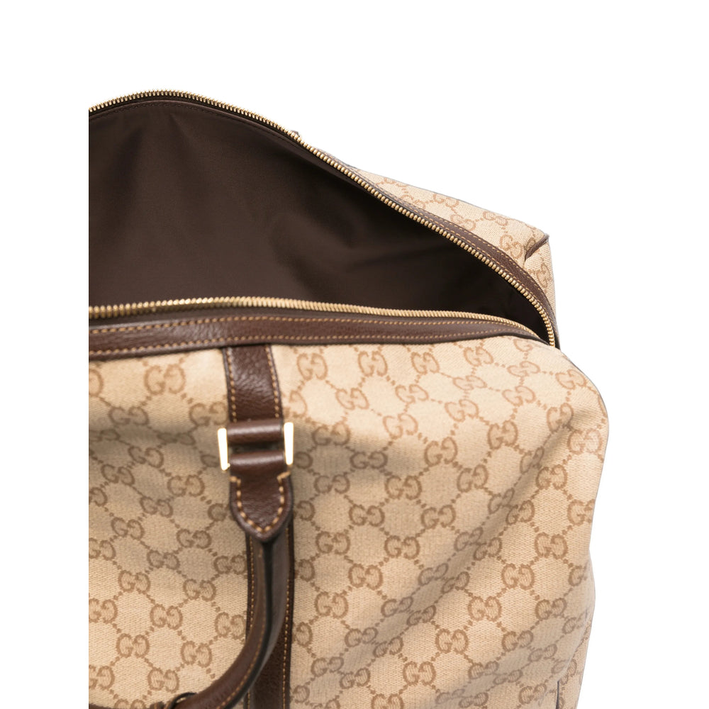 Gucci Neutrals Luggage & Holdalls Men