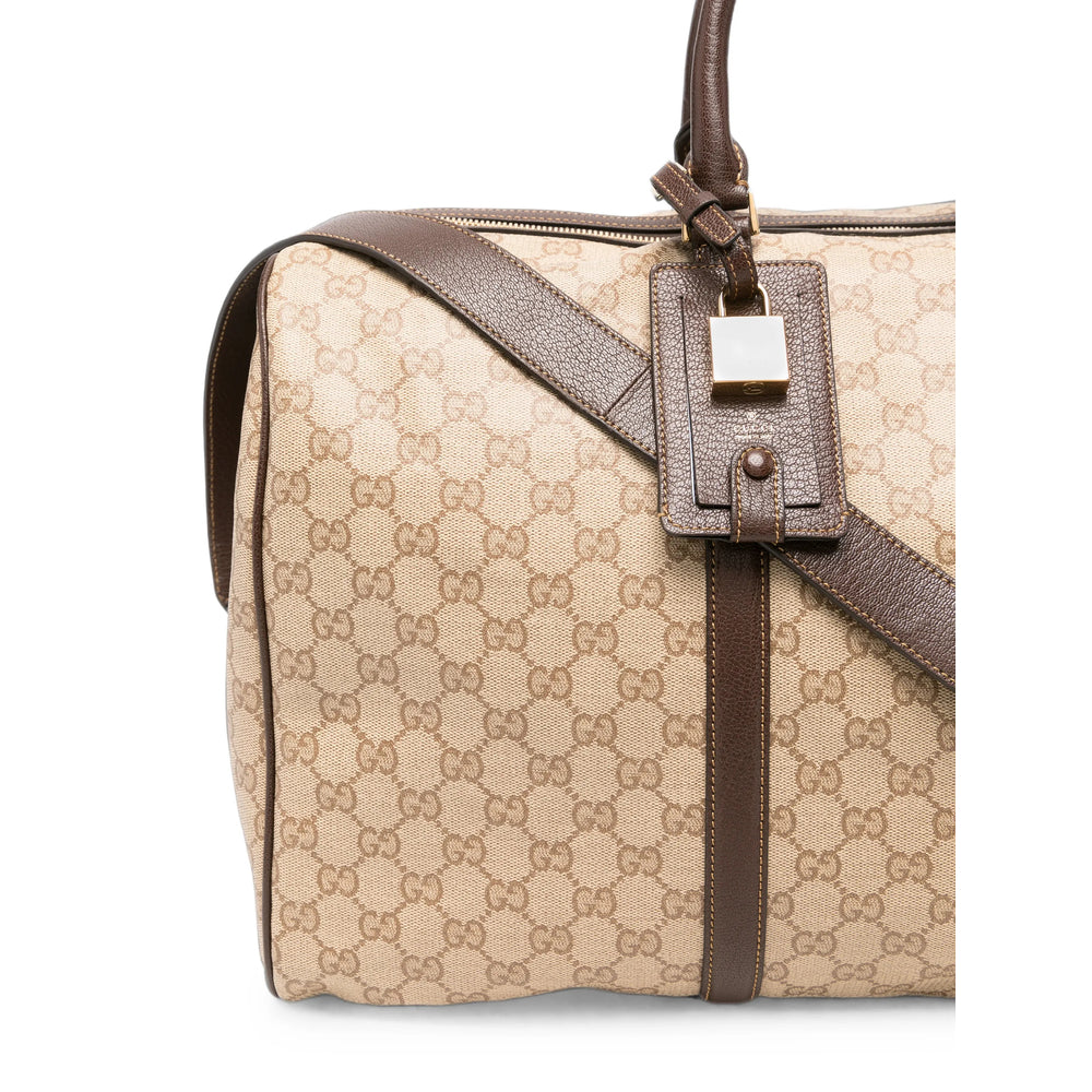 Gucci Neutrals Luggage & Holdalls Men