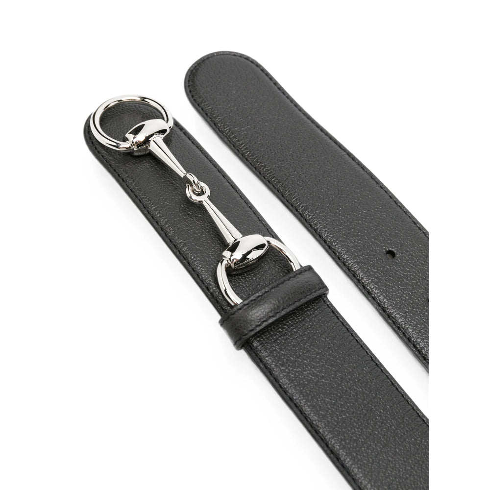 Gucci Black Belts Men