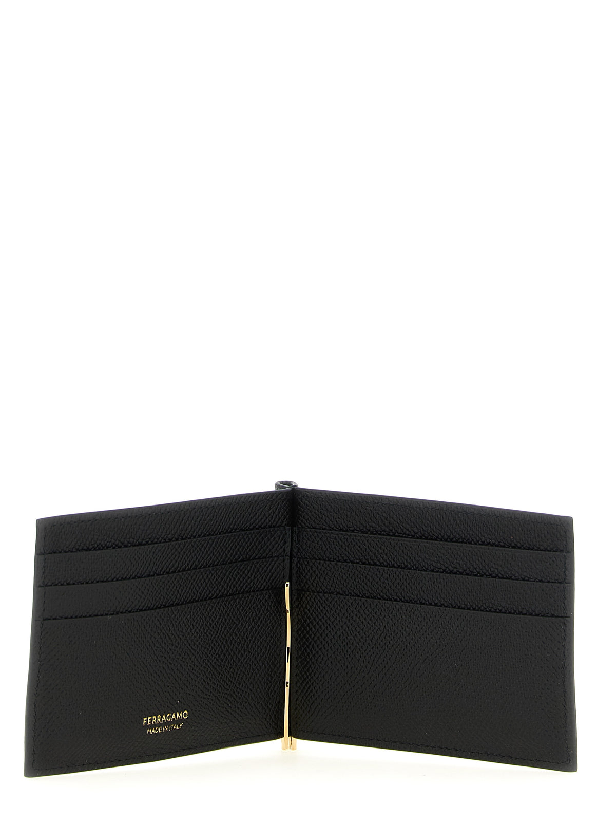FERRAGAMO Ferragamo Men Gancini Wallet With Clip