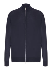 Zegna Zegna Men Trophy 15Milmil15 Wool Zip-Up Sweater