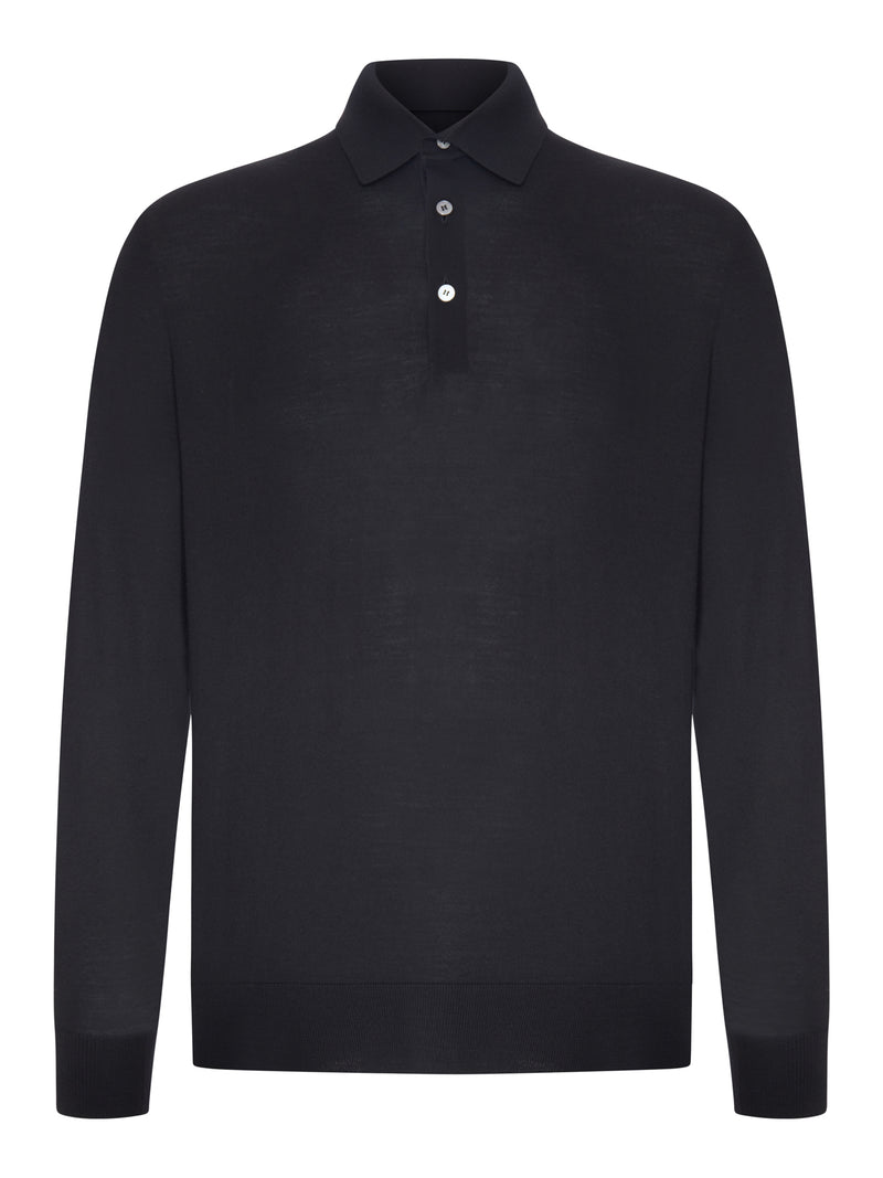 Zegna Zegna Men Trofeo Wool Polo Shirt 15Milmil15