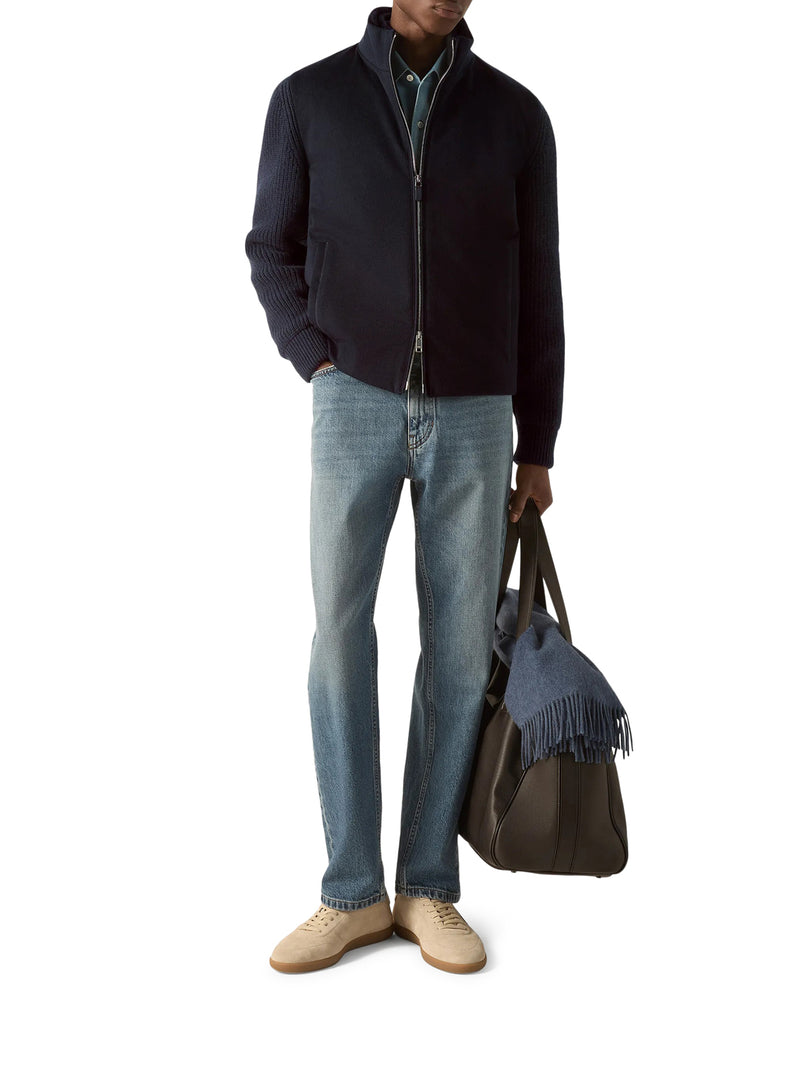 Zegna Zegna Men Cashmere Full-Zip Cardigan