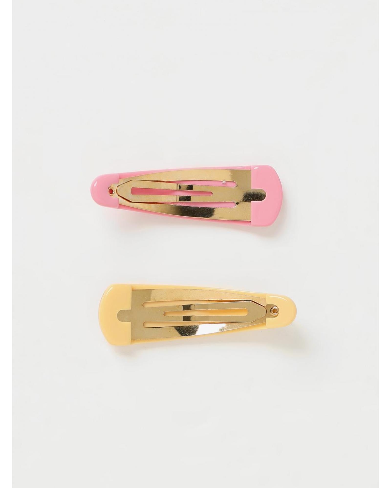 Gucci Logo Hair Clips Kids Pink