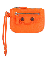 Balenciaga Womens Le Cagole Leather Coin Purse