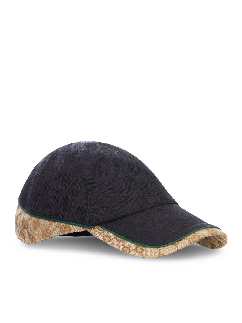 Gucci Men Gg Cotton Fabric Baseball Cap