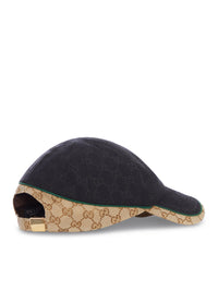 Gucci Men Gg Cotton Fabric Baseball Cap