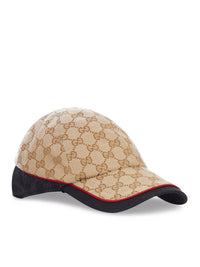 Gucci Gucci Men Gg Cotton Fabric Baseball Cap