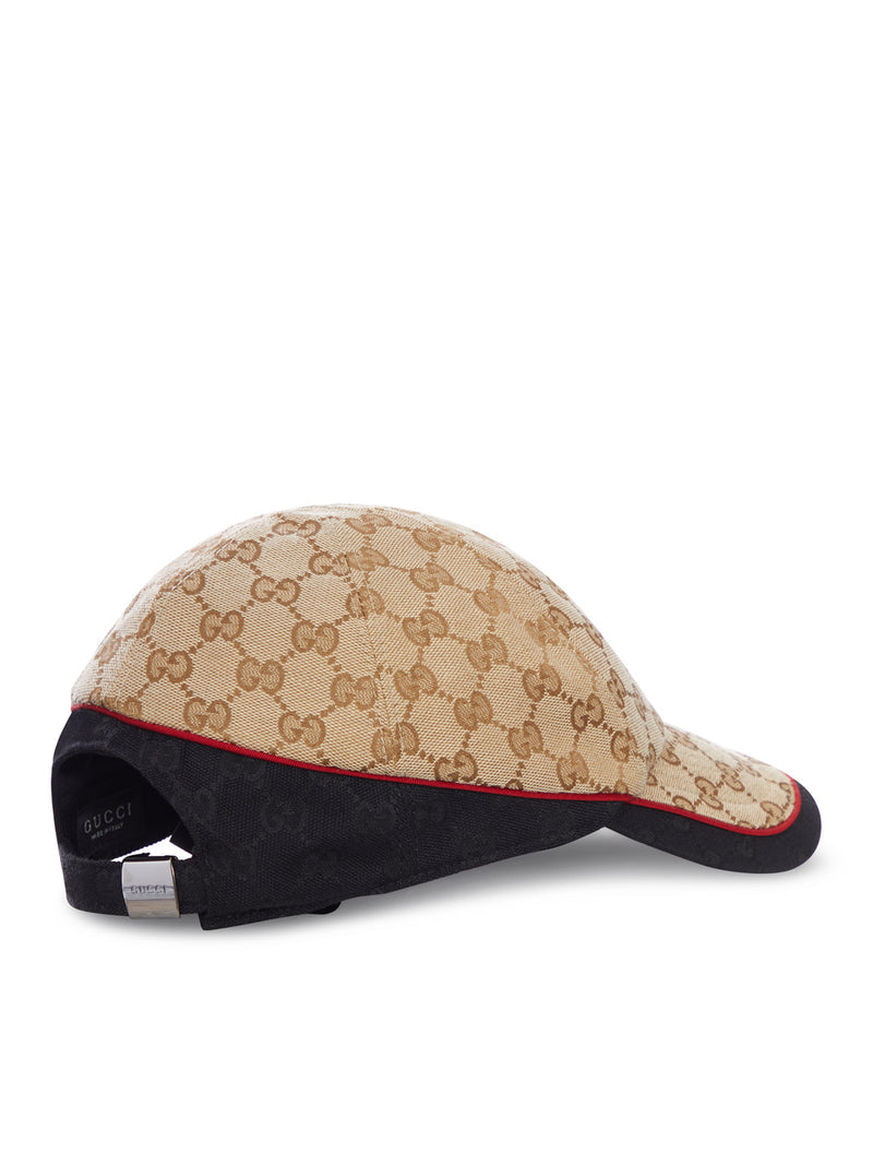 Gucci Gucci Men Gg Cotton Fabric Baseball Cap