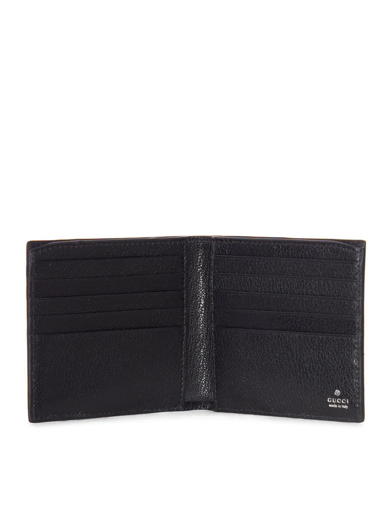 Gucci Gucci Men Bi-Fold Wallet With Card Slot And Web Ribbon