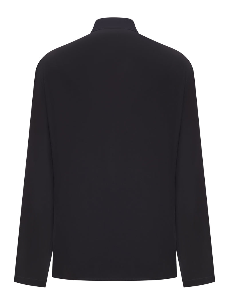 Gucci Men Black Silk Shirt