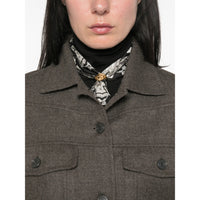 Max Mara Grey Coats - Single Breasted Coats Women