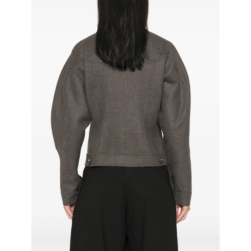 Max Mara Grey Coats - Single Breasted Coats Women