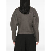 Max Mara Grey Coats - Single Breasted Coats Women