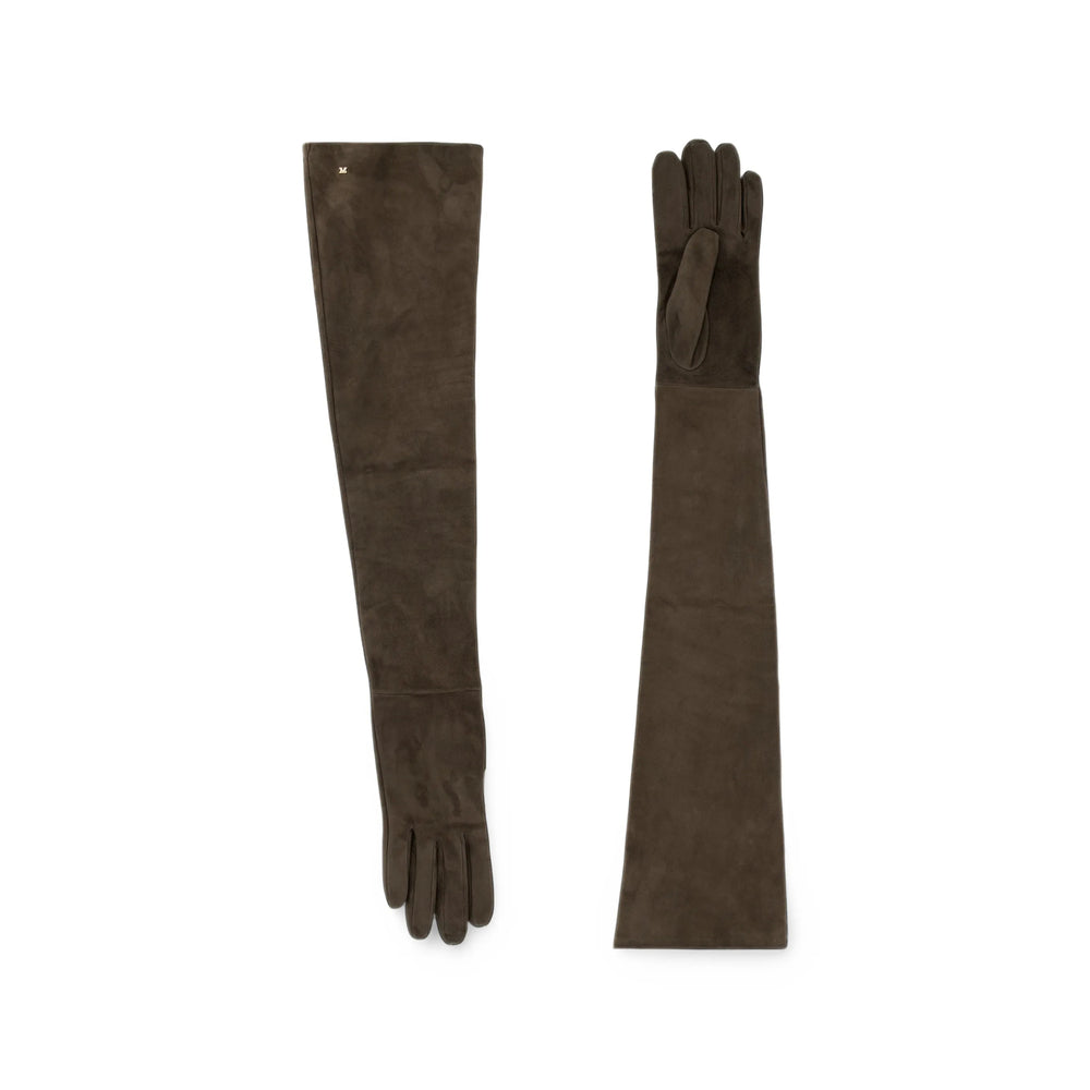 Max Mara Brown Gloves Women