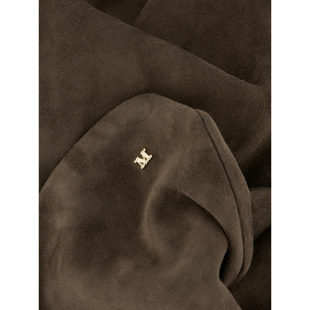 Max Mara Brown Gloves Women