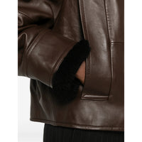 Sportmax Brown Jackets - Leather Jackets Women