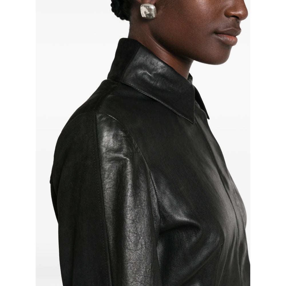 Sportmax Black Jackets - Leather Jackets Women