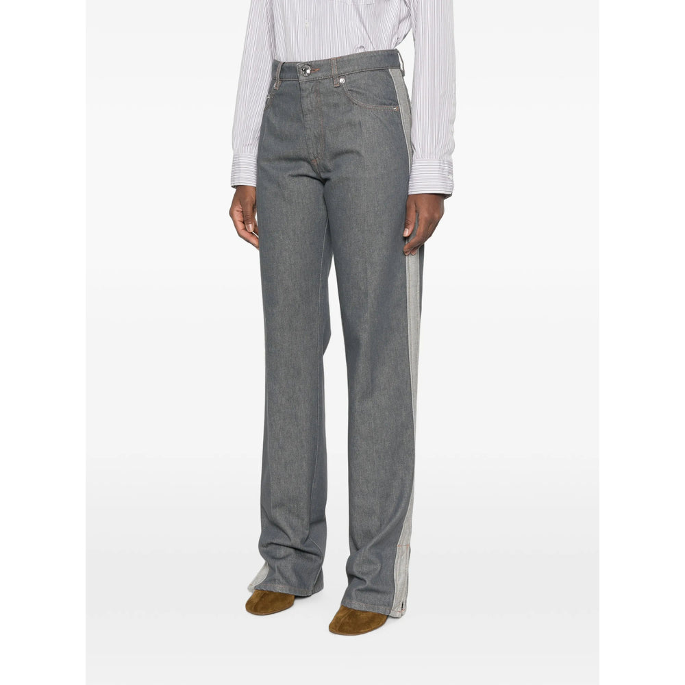 Sportmax Grey Denim - Straight-Leg Jeans Women